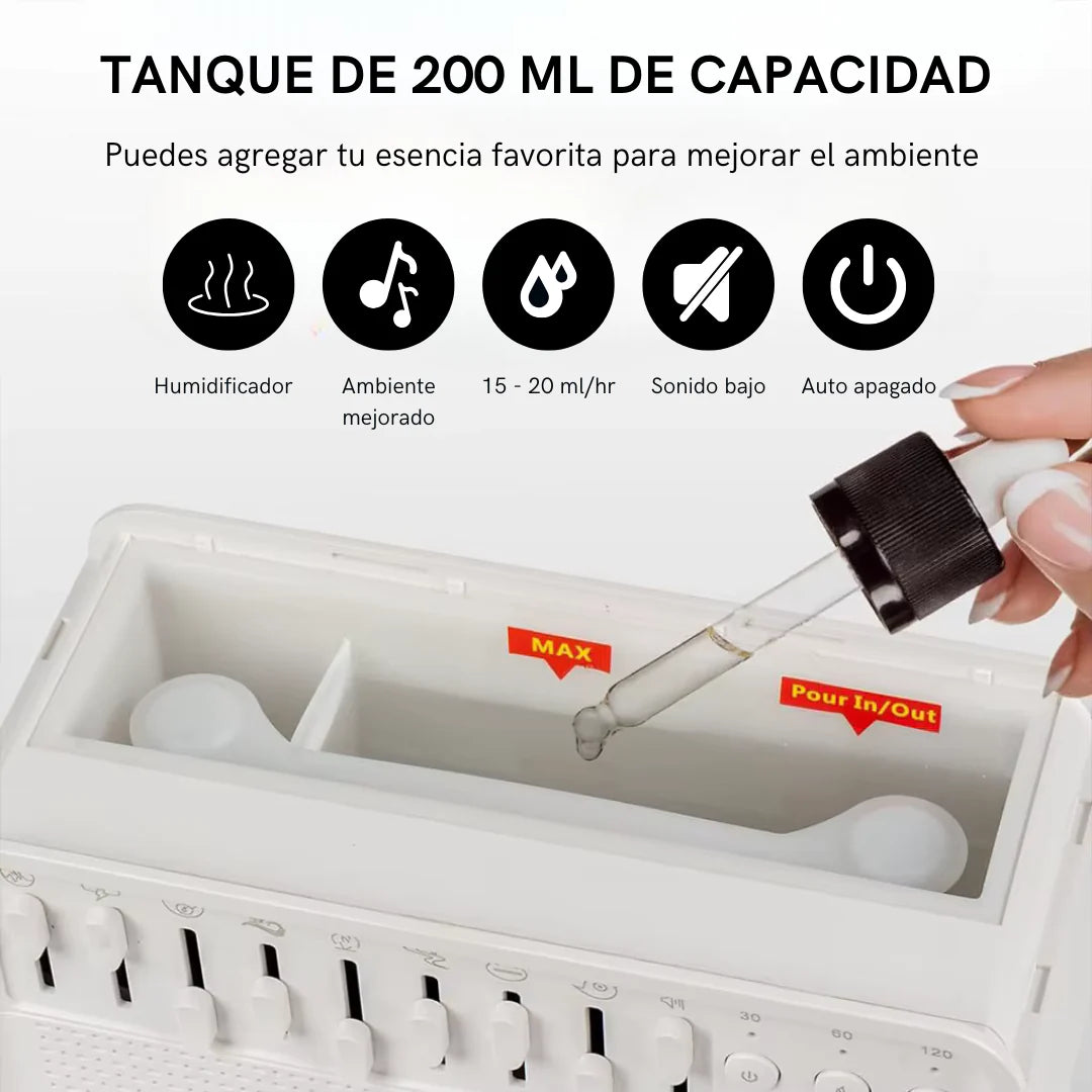 Humidificador con Ruido Blanco