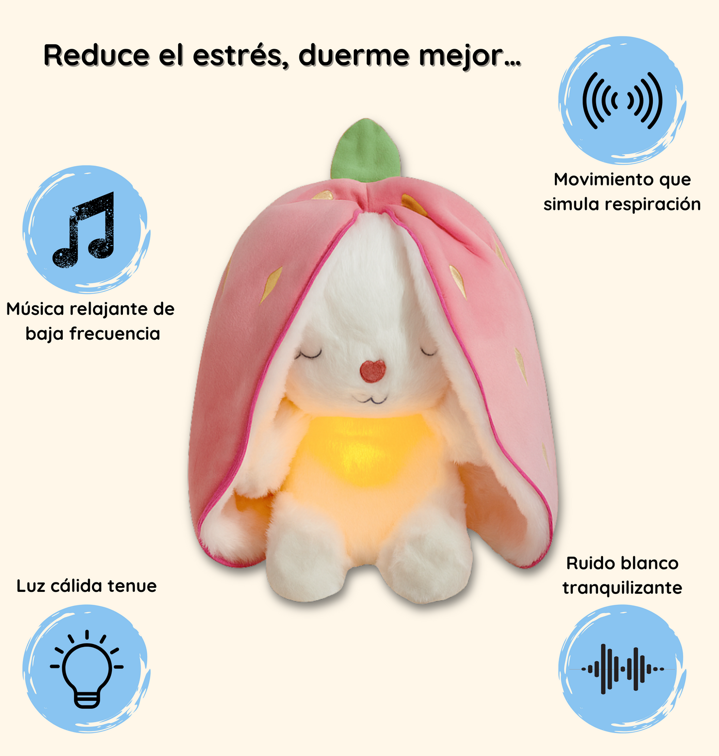 Peluche Conejito que Respira